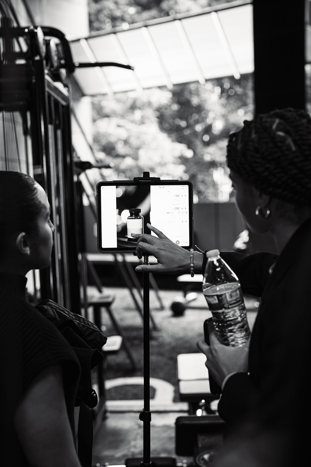Reviewing product footage